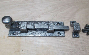 Antique Iron 4inch Knob Bolt.