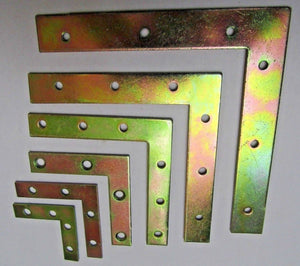 Pack Of 4 Yellow Passivated L Plates 2inch.