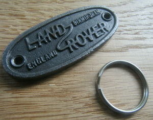 Land Rover Cast Iron Key Ring.
