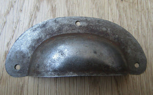 Large Steel Cabinet Cup Handle Antique Iron.