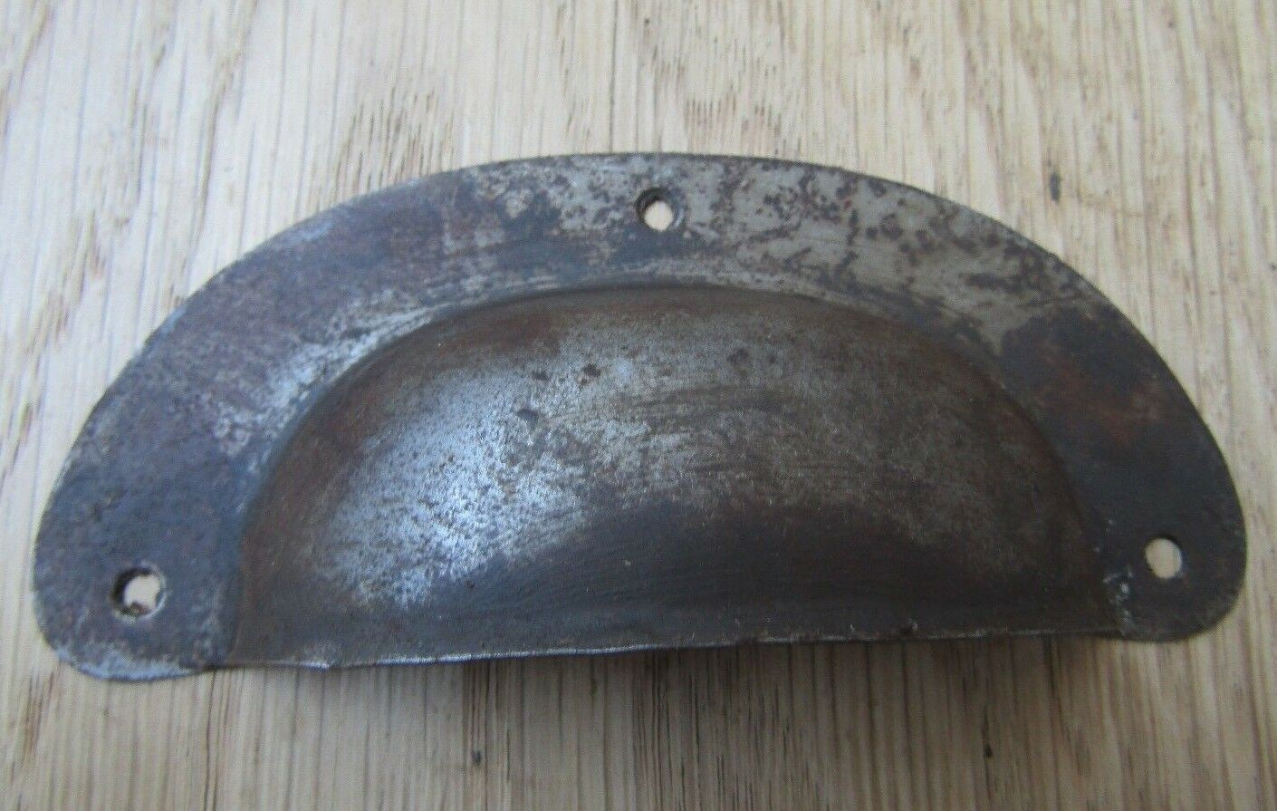 Large Steel Cabinet Cup Handle Rust.