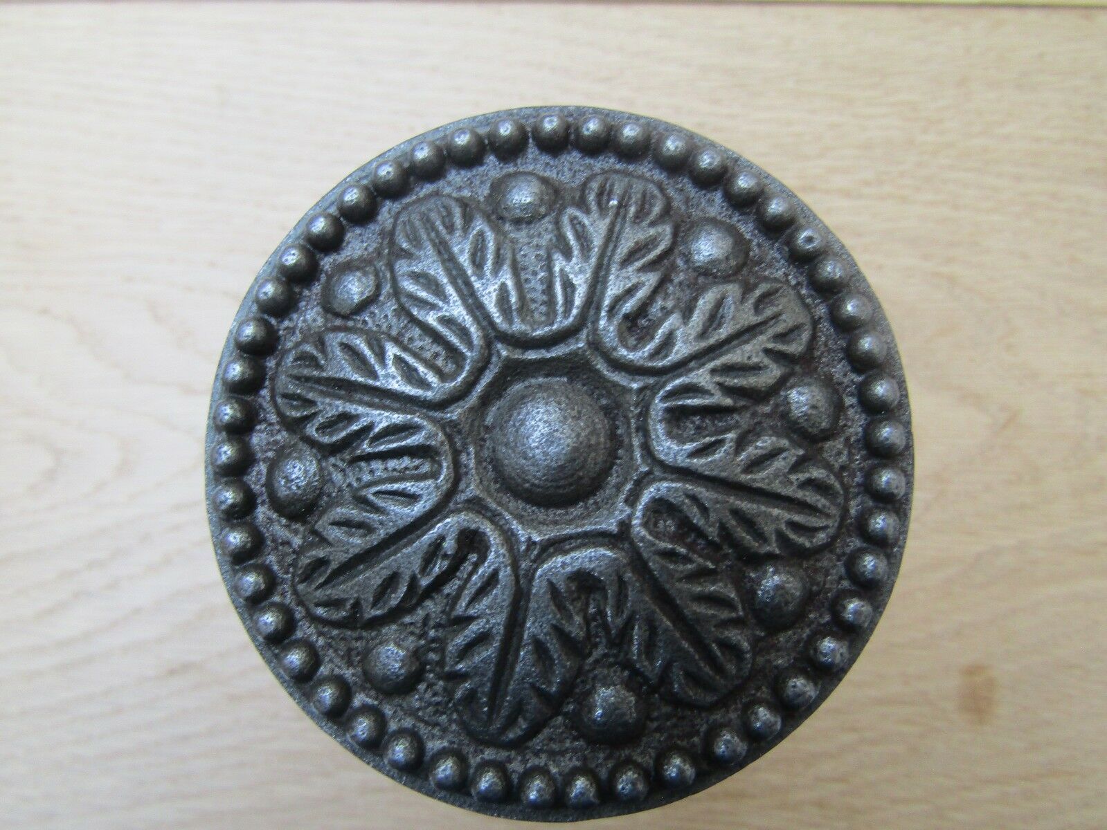 Leaf Curtain Hold back Antique Iron.