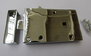 Solid Brass Construction Left Hand Latch Polished Chrome.