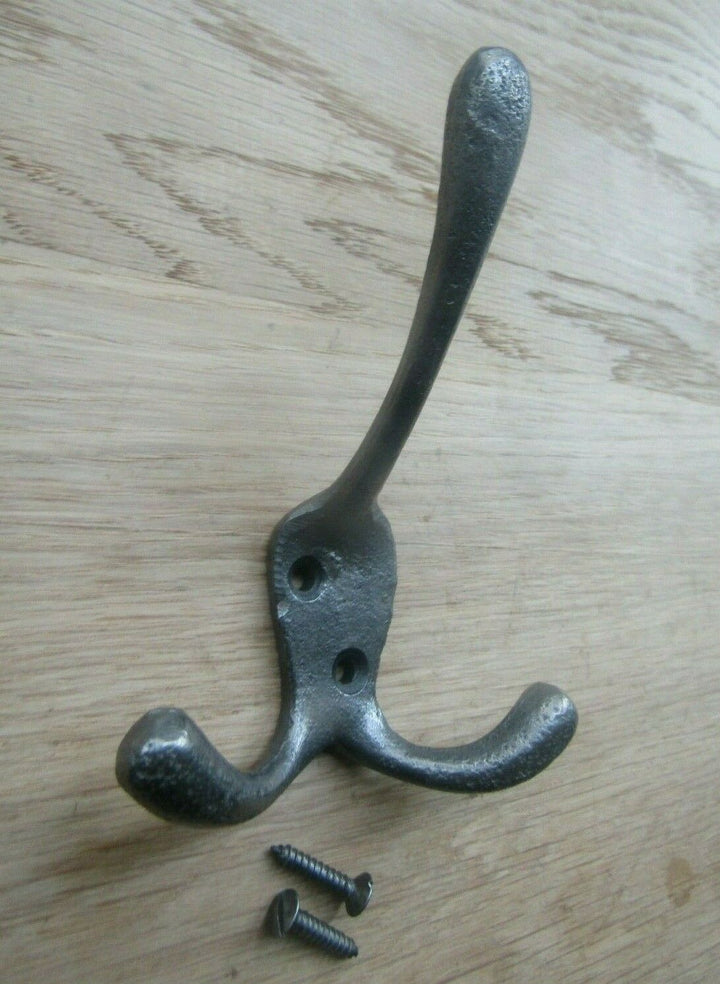 Liberty Victorian Triple Coat Hook Antique Iron.
