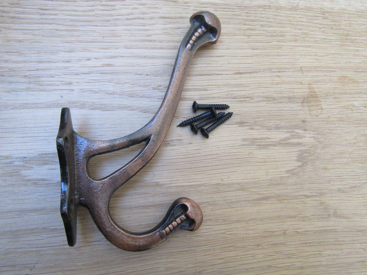 Lincoln Coat Hook Antique Copper.