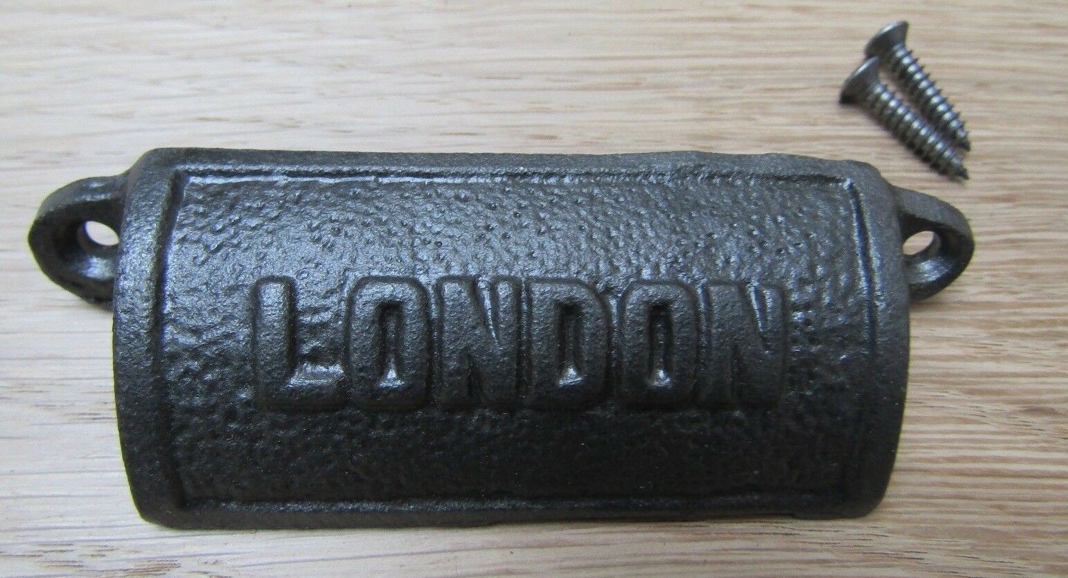 Antique Iron Retro Cup Handle London.