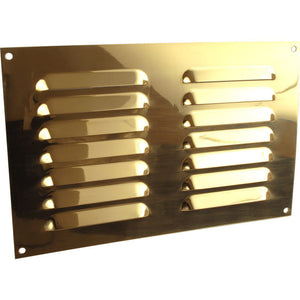 9inch x 6inch Louvre Air Vent Gold.