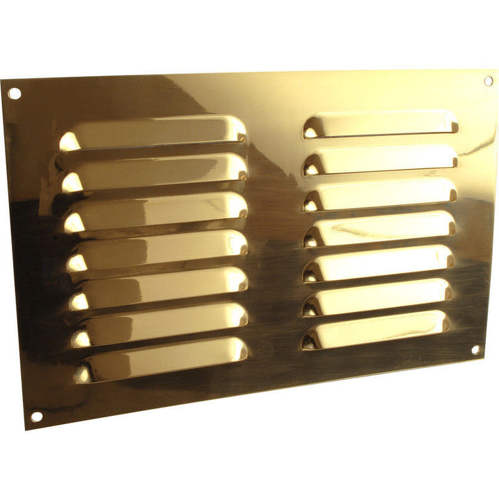 9inch x 6inch Louvre Air Vent Gold.