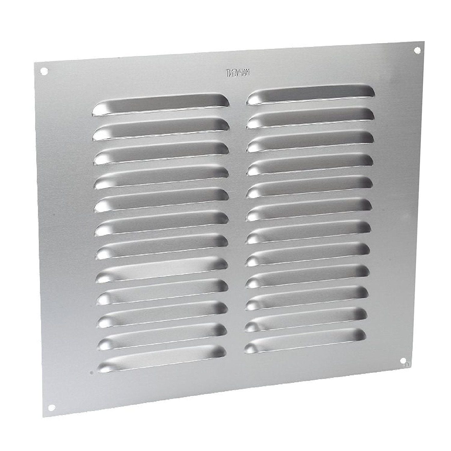 9inch x 9inch Louvre Air Vent Silver.