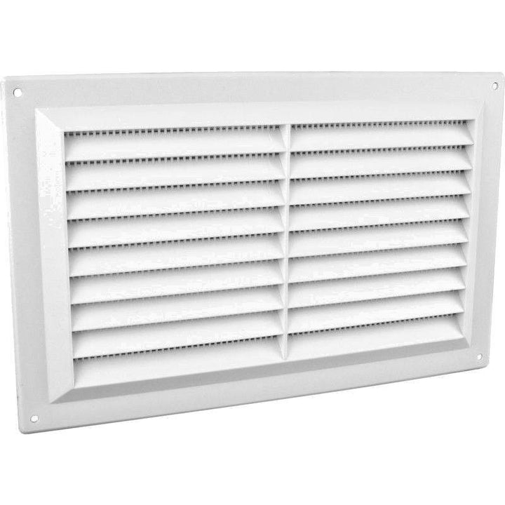 9inch x 6inch Louvre Air Vent White.