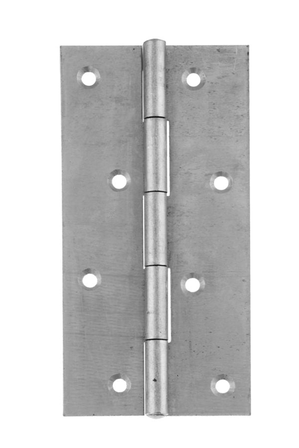Steel Narrow Pattern Fixed Pin Butt Hinge Satin Chrome Pack of 2