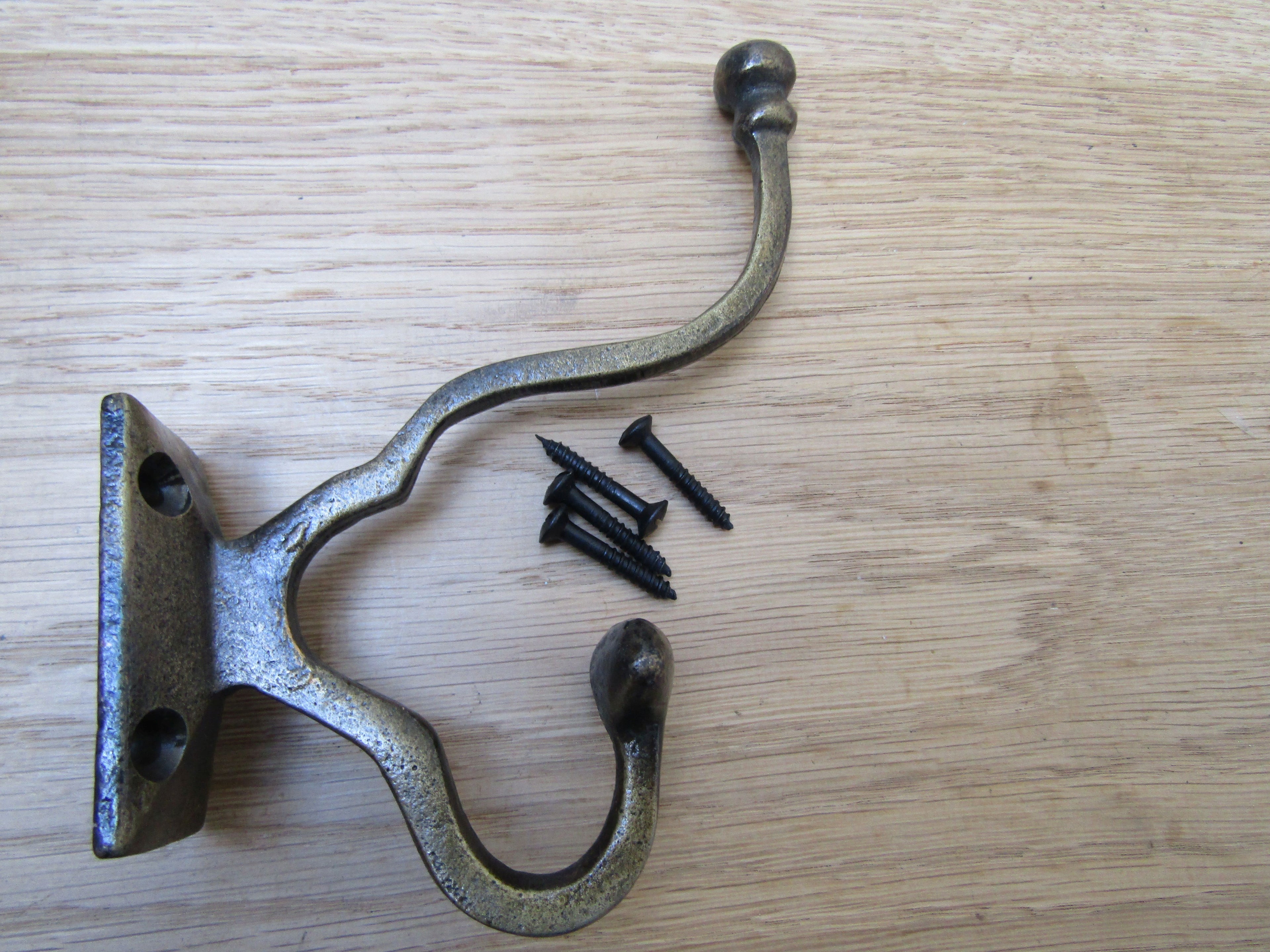 Malvern Coat Hook Antique Brass.