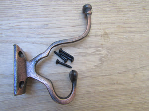 Malvern Coat Hook Antique Copper.
