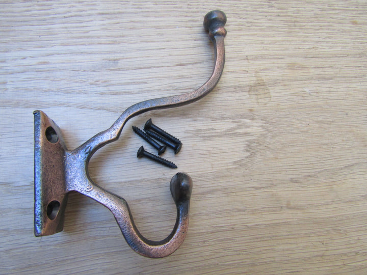 Malvern Coat Hook Antique Copper.