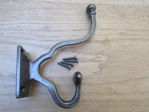 Malvern Coat Hook Antique Iron.