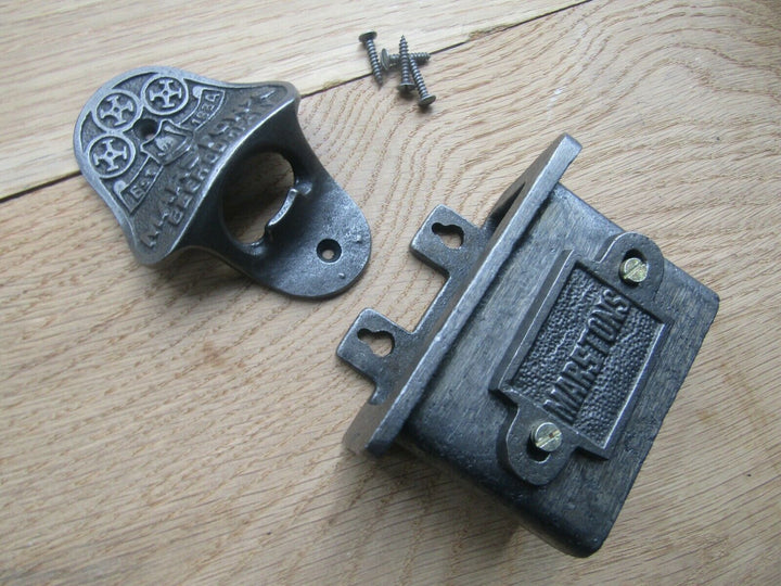 Cast Iron Marstons Catcher & Opener.