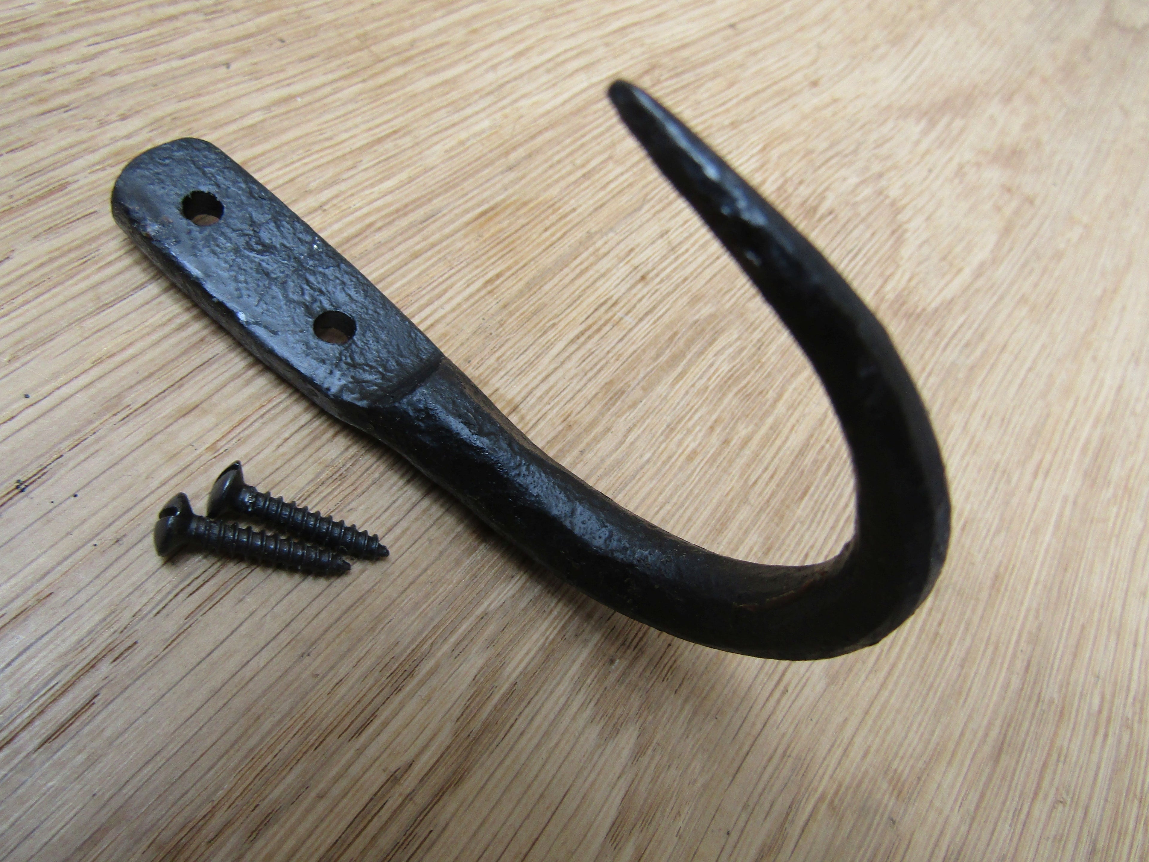 J butchers Meat Hand Forged Hook large.