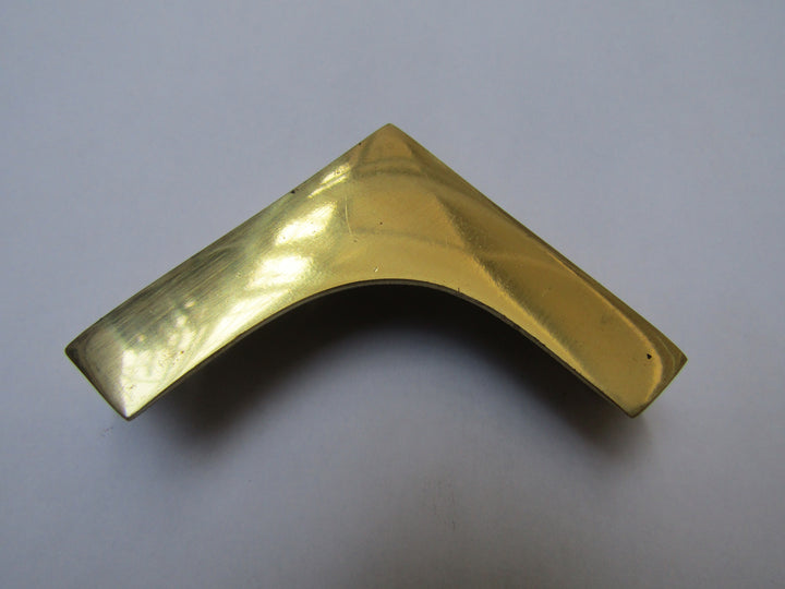 Pack Of 2 Military Chest Corner Polished Brass.