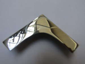 Pack Of 2 Military Chest Corner Polished Chrome.