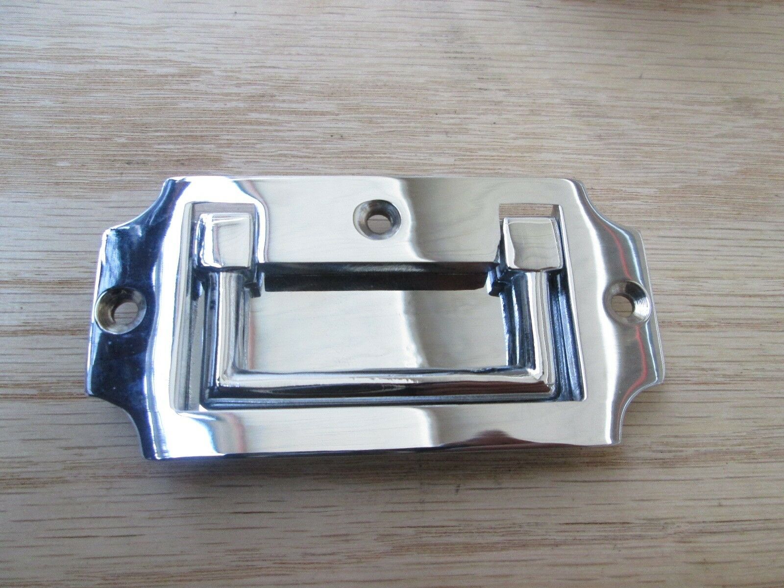Military Flush Chest Handle Polished Chrome.