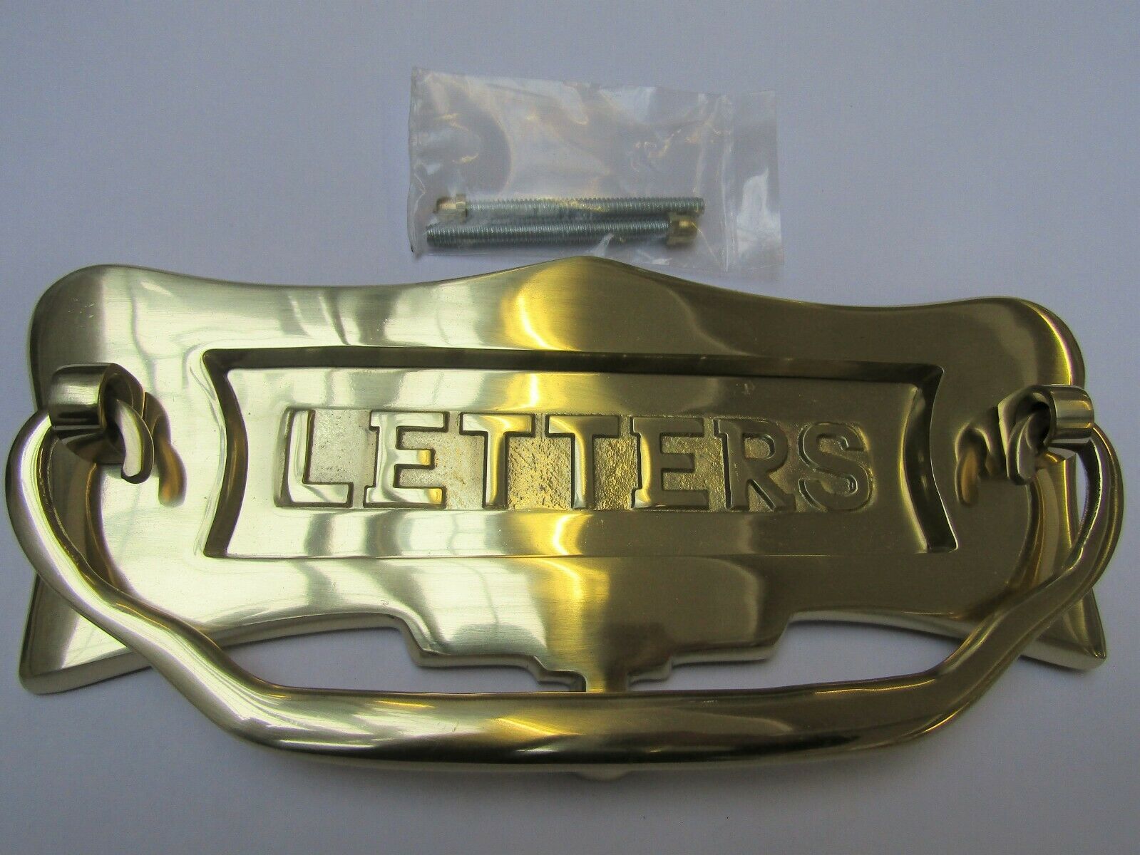 Ornate Postal Knocker Letters Embossed.