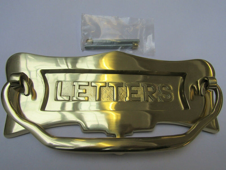 Ornate Postal Knocker Letters Embossed.