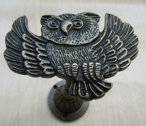 Owl Curtain hold back Antique Brass.