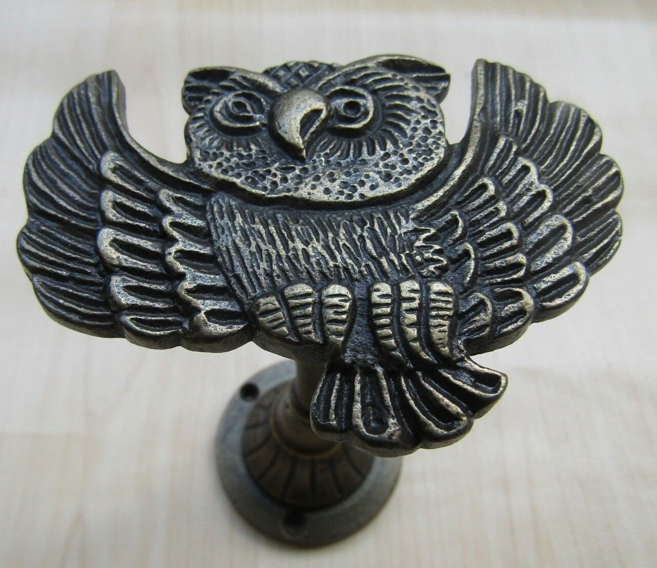 Owl Curtain hold back Antique Brass.