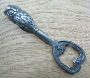 Cast Iron Handheld Owl Bottle Opener.