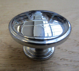 Oxford Round Cabinet Knob Polished Chrome 38mm.