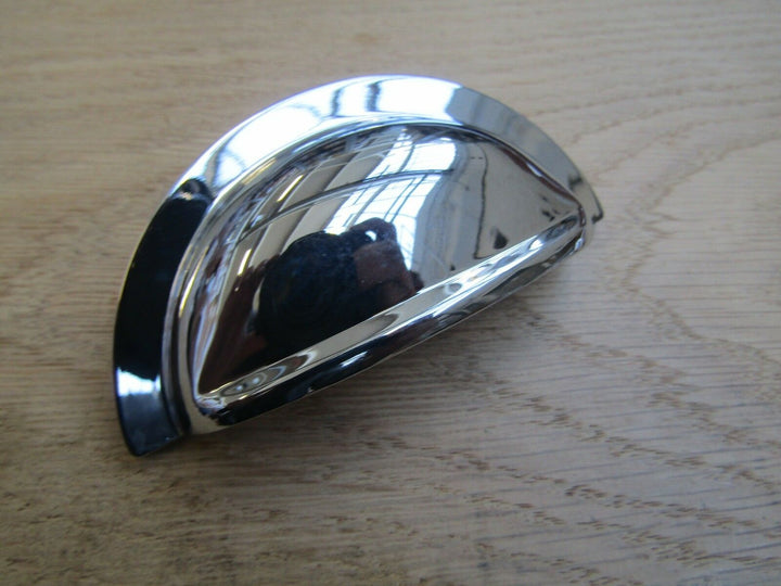 Oxford Rear Fix Cabinet Cup Pull Handle polished chrome.