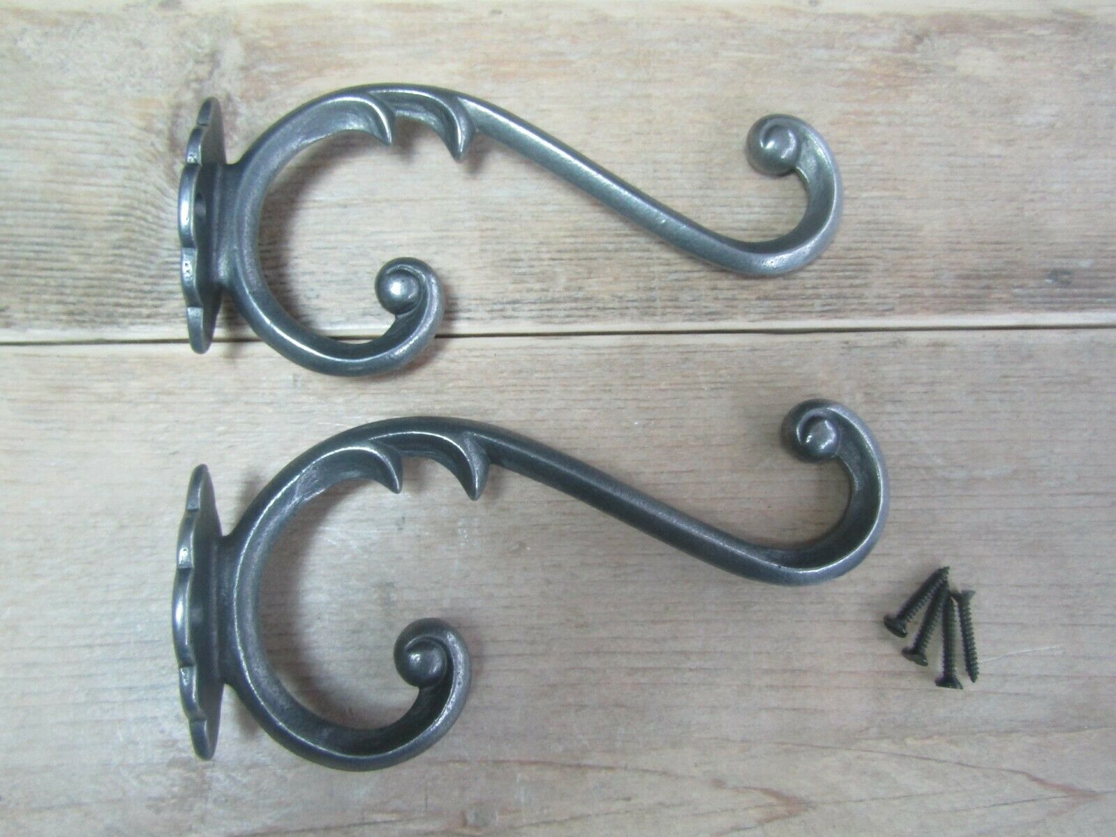 Pack Of 2 Walton Coat Hooks Antique Iron.