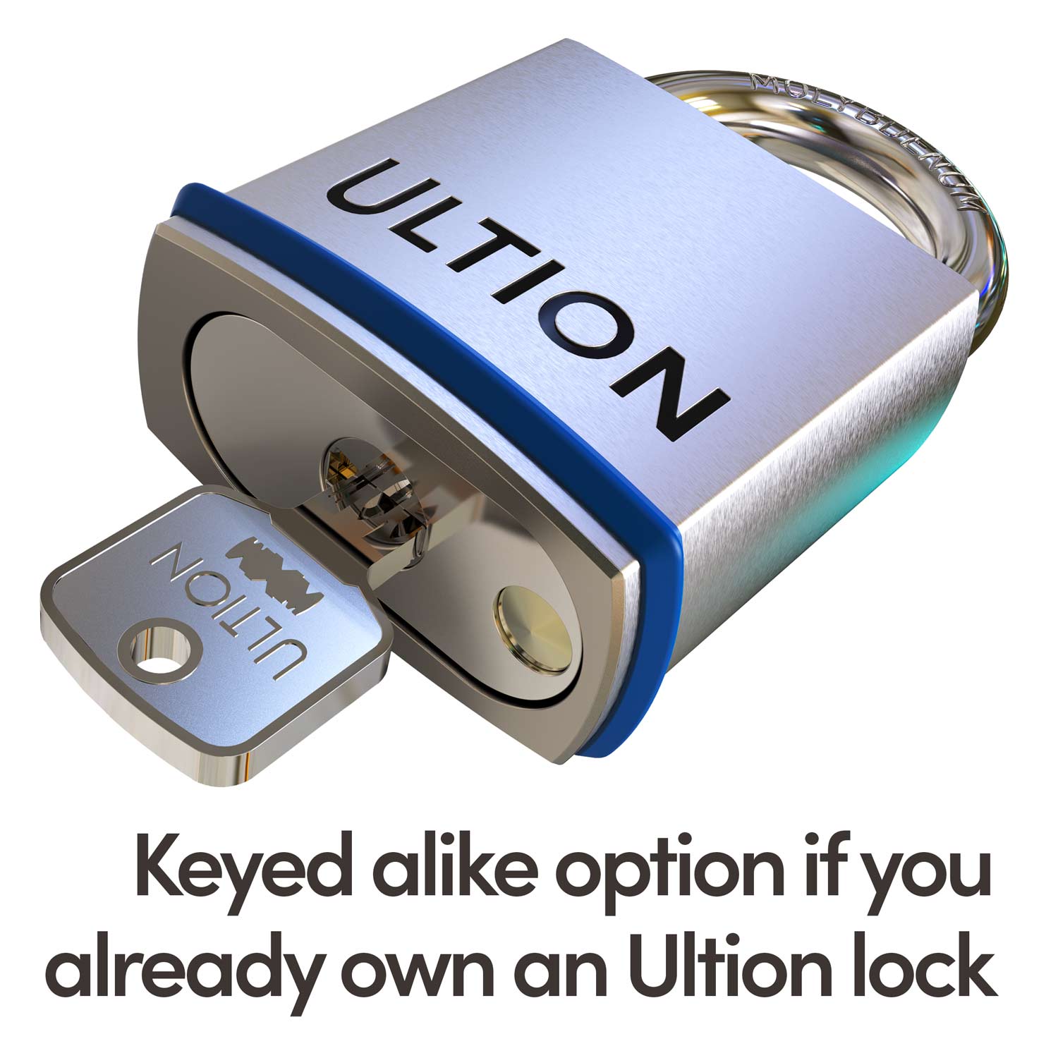 Ultion Padlock 61mm with Shackle