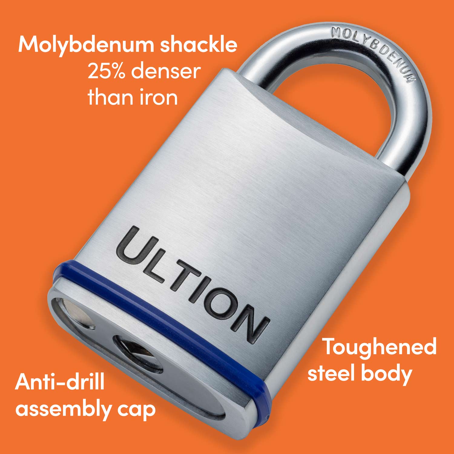 Ultion Padlock 54mm with Shackle