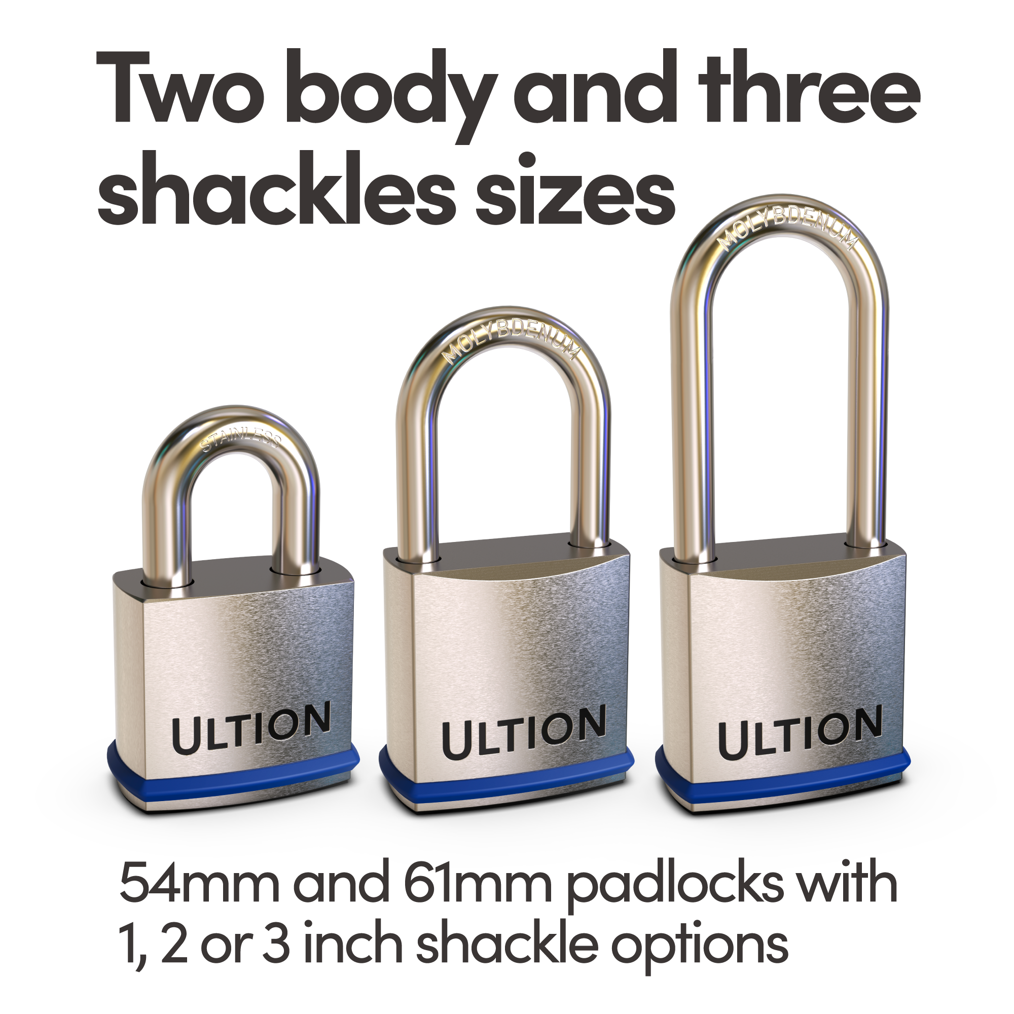 Ultion Padlock 61mm with Shackle