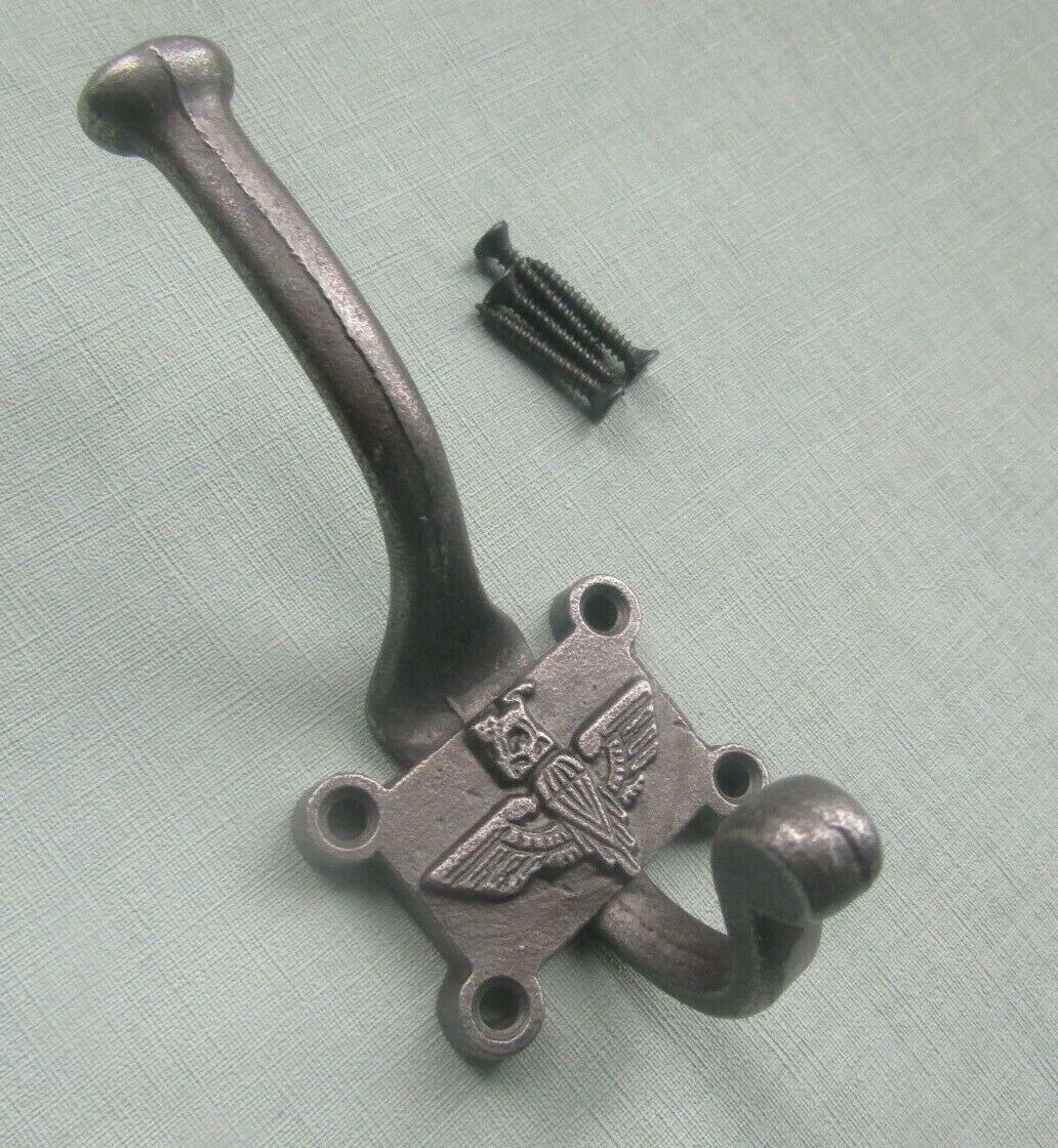 Parachute Reg Coat Hook Antique Iron.