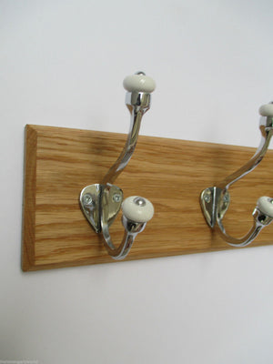 Polished Chrome Gloucester 9 Hook Coat Rail 98cm.