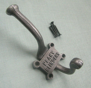 Pack of 5 Peaky Blinders Coat Hooks Antique Iron.
