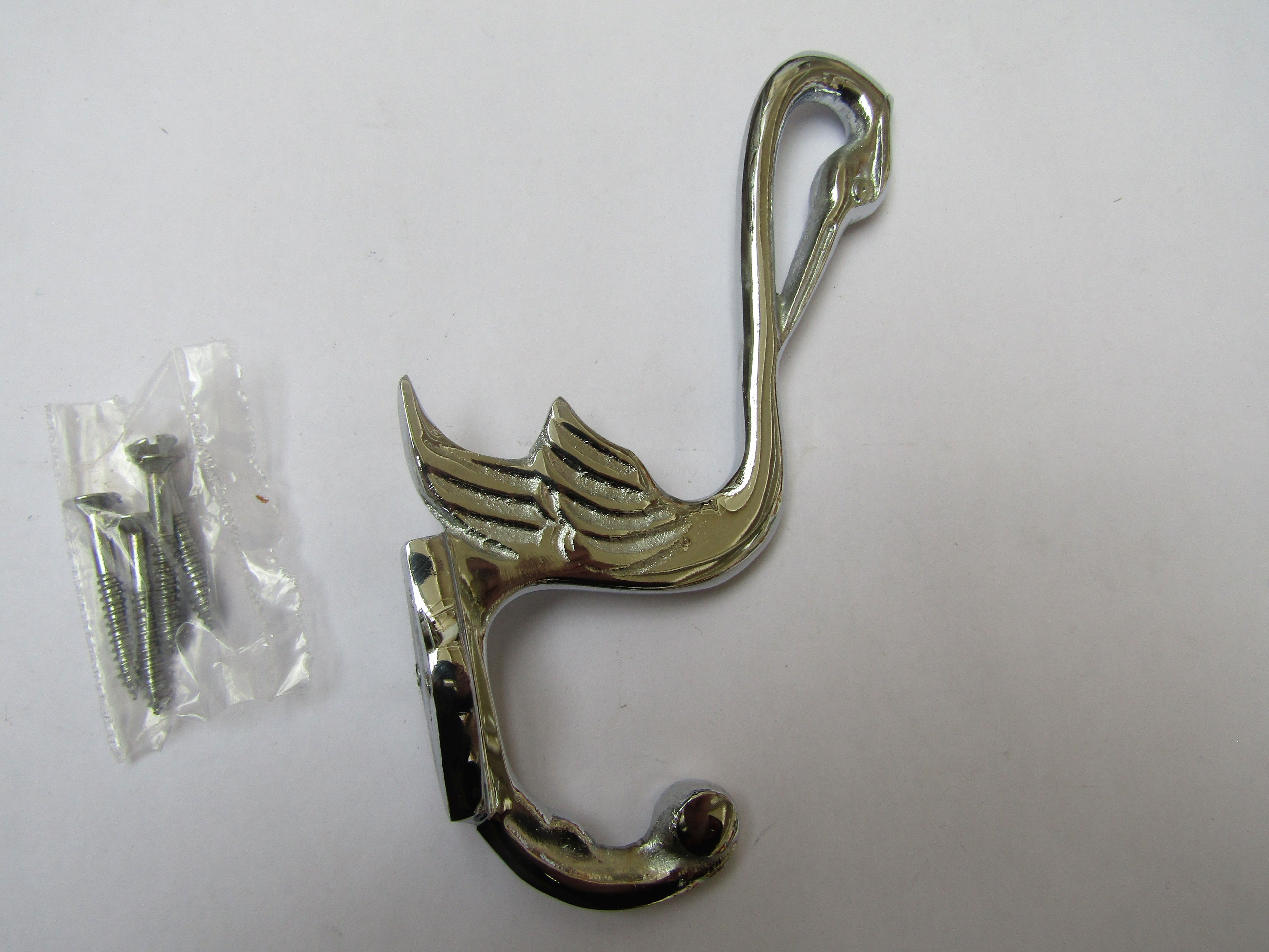 Pelican Coat Hook Polished Chrome.