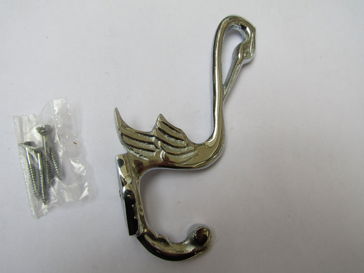 Pelican Coat Hook Polished Chrome.