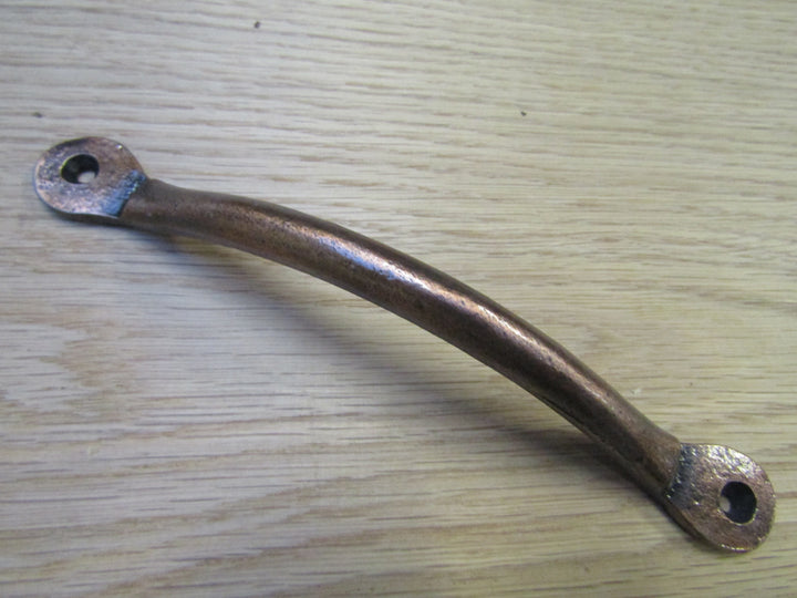 Penny Bow Cabinet Pull Handle Antique Copper 7inch.