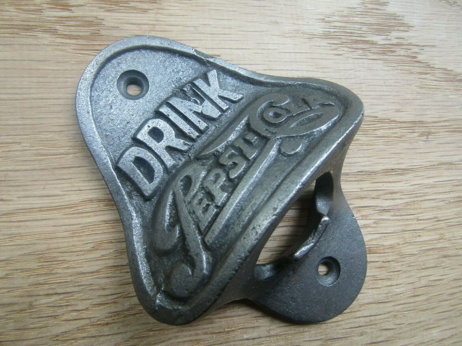 Cast Iron Drink Pepsi Cola Bottle Opener.