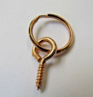 Pack of 100 Picture Screw Split Rings Large.