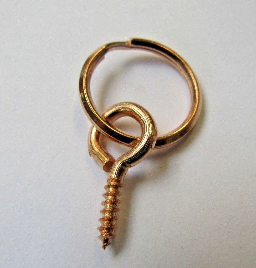 Pack of 100 Picture Screw Split Rings Large.