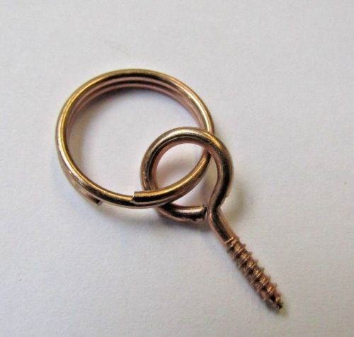 Pack of 100 Picture Screw Split Rings Medium.