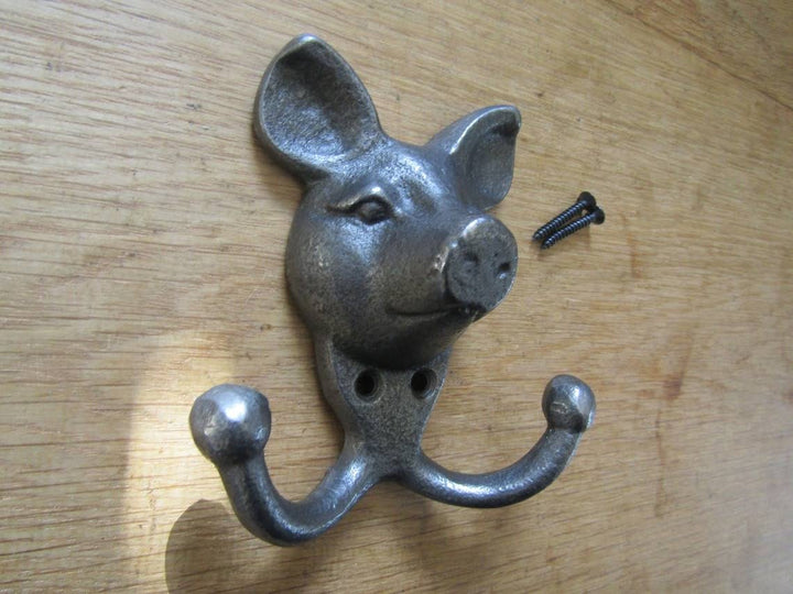 Pig Head Antique Hook.