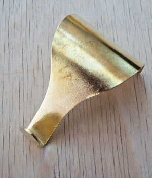 Pack of 10 Plain Picture Hooks Brass.