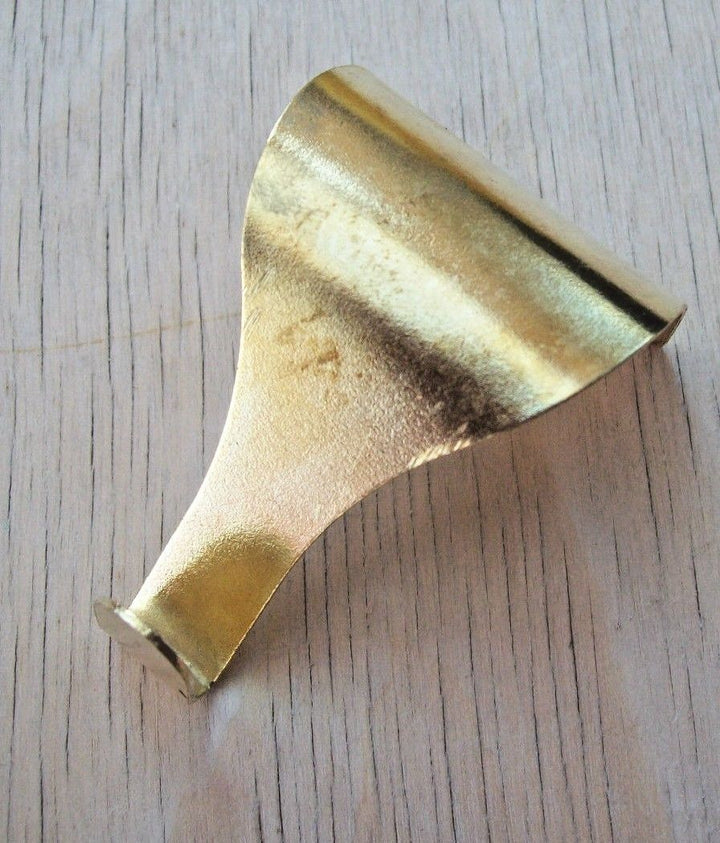 Pack of 10 Plain Picture Hooks Brass.