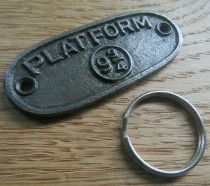 Platform Cast Iron Key Ring.