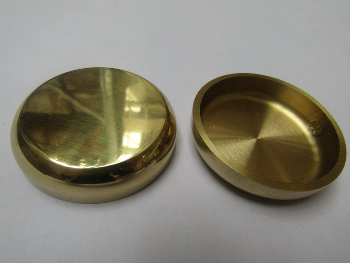 Pack Of 4 Castor Cups Polished Brass.